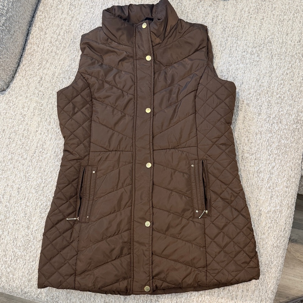 Weatherproof Brown Quilted Outerwear